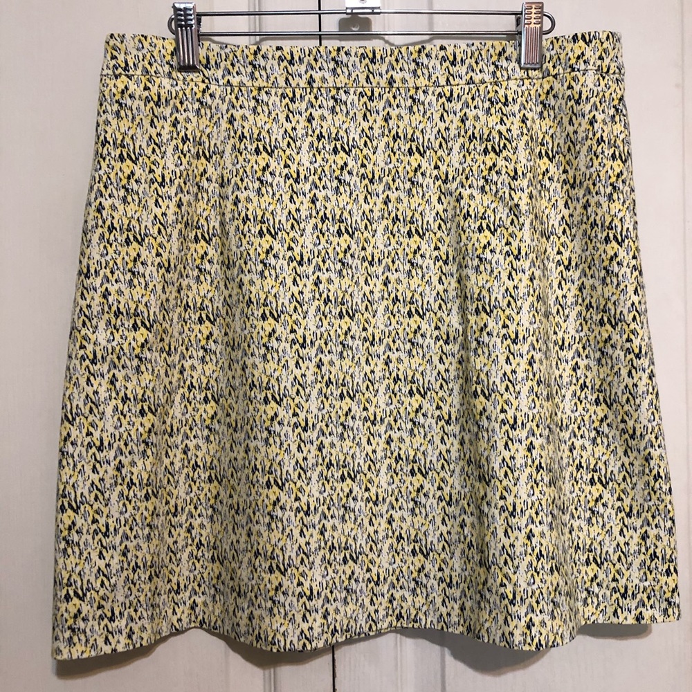 NEW Margaret M Petites Deandra Aline Skirt Yellow